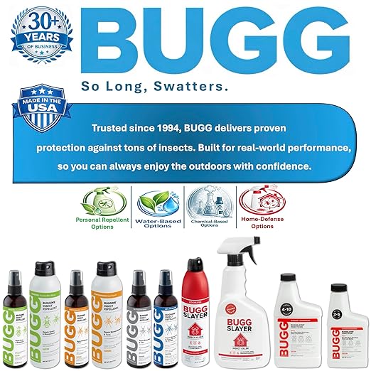 BUGGSLAYER Insecticide - Concentrate - Outdoor Box Elder Bugs, Stink Bugs, Asian Lady Beetles - 16 oz Bottle