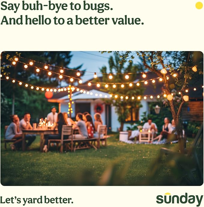 Sunday Ant Adios - Bug & Ant Killer - Outdoor Insect Control Uses Spinosad to Eliminate Ants, Earwigs, Cutworms, & More - Treats 4,000 sq ft - Results in 3-14 Days - 2 Pack, 2lbs
