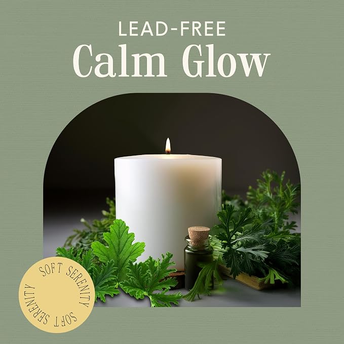 Mister Candle Citronella Candle, Ideal for Indoor & Outdoor Use, 4x4 Tall Pillar Candle, Hand Poured, Premium Wax & Dripless, 80 Hour Burn Time