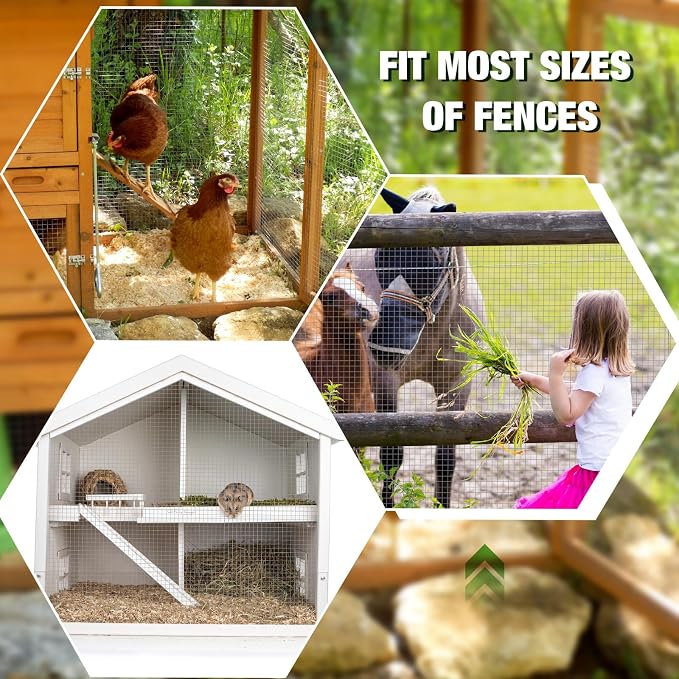 Tatuo Hardware Cloth 1/2 Inch 72in x 100ft Hot Dip Galvanized After Welded Cage Mesh Rolls 21 Gauge Metal Chicken Wire Roll Wire Fencing Poultry Netting for Raised Garden Rodent Animals