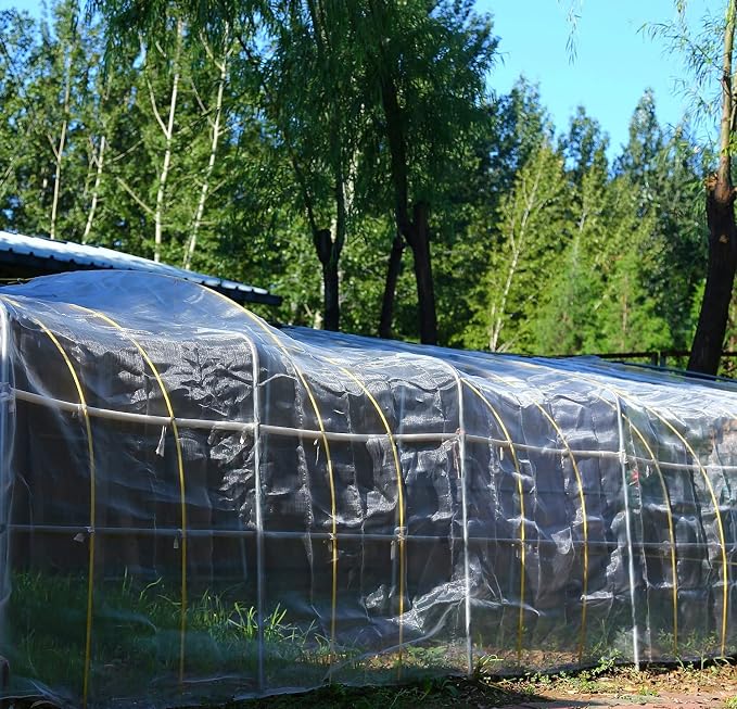 Garden Netting Pest Barrier: Ultra Fine 15'x20' Bug Netting for Garden Protection Row Cover Raised Bed Screen Mesh Greenhouse Mosquito Net, Protecting Tree Plants Vegetable Flowers Fruits