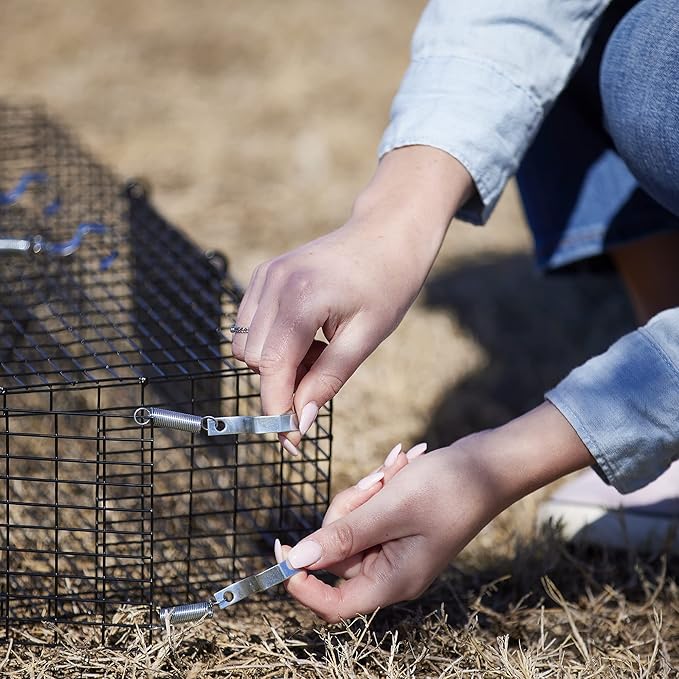 Rugged Ranch 2-Pack Ratinator Indoor or Outdoor Multi-Catch Rat Trap - Humane Live Cage Catcher, Rodent Control for Homes, Barns, Attics, Garages, Sheds, Gardens and Farms