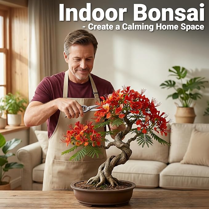 Bonsai Tree Starter Kit for Beginners 5 Unique Indoor Bonsai Trees with Gardening Tools DIY Bonsai Growing Kit Perfect Gifts for Women Men Plant Lovers for Birthday Mothers Day Housewarming