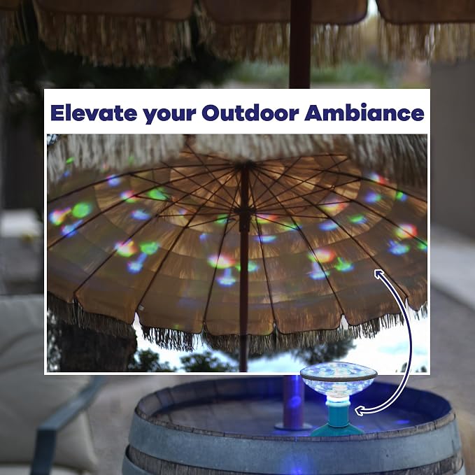 GAME LED Pool Lights for Above Ground & Inground Pools - Waterproof Floating Light Show with Multiple Color Modes - Easily Installable - Remote Controlled | Mini
