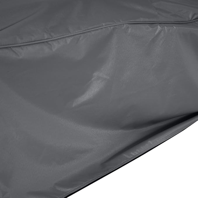 Christopher Knight Home Rowly Patio Chaise Lounge Chair Cover, Water-Resistant Outdoor Chaise Lounge Cover, Fabric Patio Furniture Cover, UV-Resistant Outdoor Lounger Cover, Dark Gray