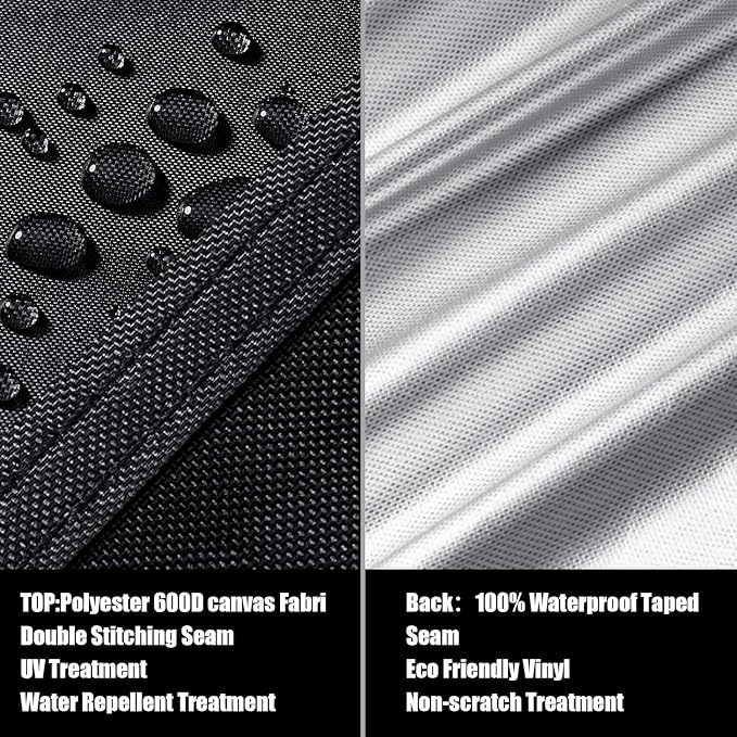 LCOGD Patio Furniture Cover ,Outdoor Furniture Covers Waterproof General Purpose, Outdoor Sofa Sets Covers Heavy Duty Windproof Anti-UV118”Lx79”Wx30”H