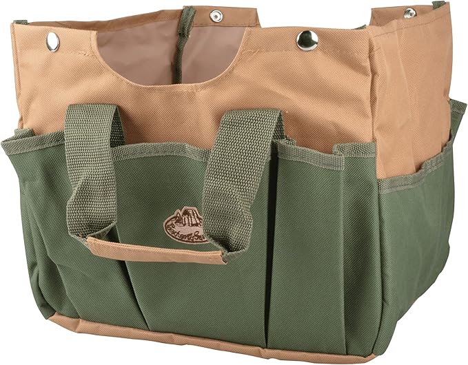 Esschert Design Canvas Tool Bag and Stool Carry-all