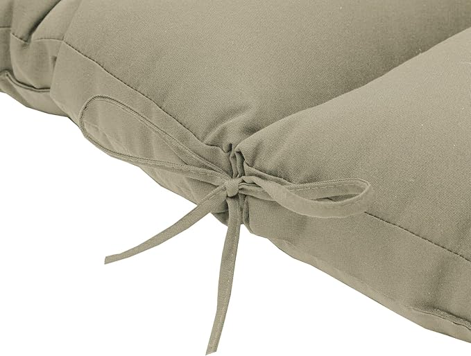 QILLOWAY Outdoor High Back Chair Cushion for Adirondack, All Weather Rocking Chair Cushions Thick Padded Replacement for Patio Furniture Set of 4,Beige