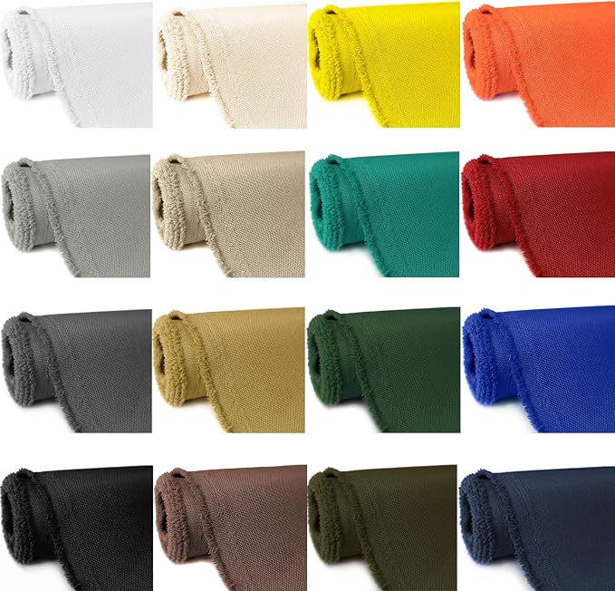 Waterproof Canvas Fabric by The Yard 58" W 600D Upholstery Polyester Material Indoor Outdoor Water Resistant Fabric for Chair Cushion Furniture Cover Sewing DIY Cloth, 1 Yard Pale Yellow
