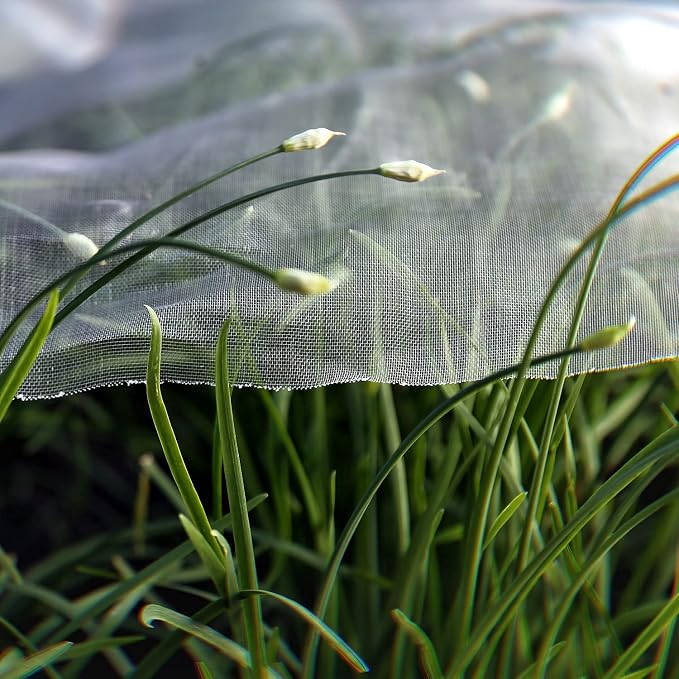 Garden Netting Pest Barrier: Ultra Fine 15'x15' Bug Netting for Garden Protection Row Cover Raised Bed Screen Mesh Greenhouse Mosquito Net, Protecting Tree Plants Vegetable Flowers Fruits
