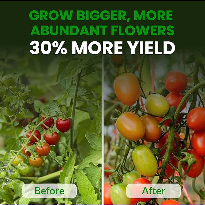 Humboldts Secret Flower Stacker | 0-7-5 Bloom Booster with Vitamin B1 | High Phosphorus Potassium Flowering Nutrients | Potting Soil Hydroponics Coco | Indoor & Outdoor Plants | 2.5 Gallon
