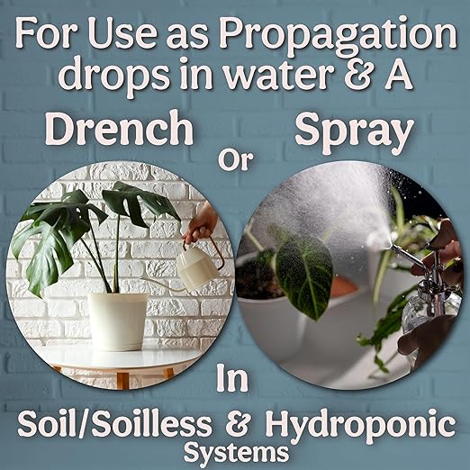 Organic Liquid Kelp & Seaweed Extract Prop Drop (Ecklonia Maxima) – Root + Plant Growth Hormone & Root Plant Food for Water Propagation, Hydroponics & Soil – 16oz 120 Gallons