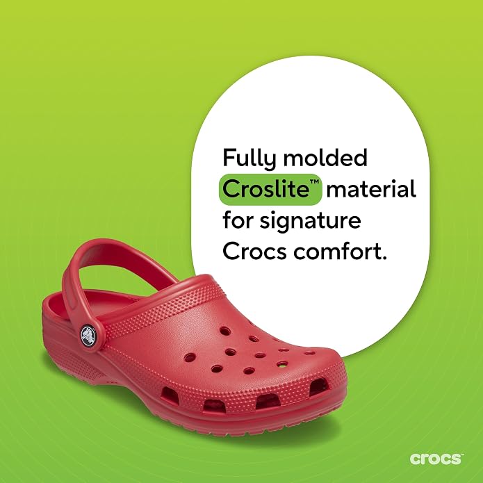 Crocs Unisex-Adult Classic Clog, Clogs for Women and Men