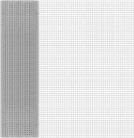 48in x 100ft 19 Gauge Hardware Cloth 1/2 Inch Mesh Roll - Galvanized Chicken Wire Fencing for Garden Fence, Poultry Netting, Gopher Barrier, Animal Cage Screen, Chicken Wire Craft Projects