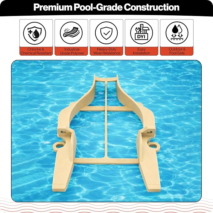 Swimables 350094 Superflo Base for Pentair SuperFlo Pumps Replacement, Compatible with All SuperFlo Models, Durable Almond Color Pump Stand for Optimal Performance