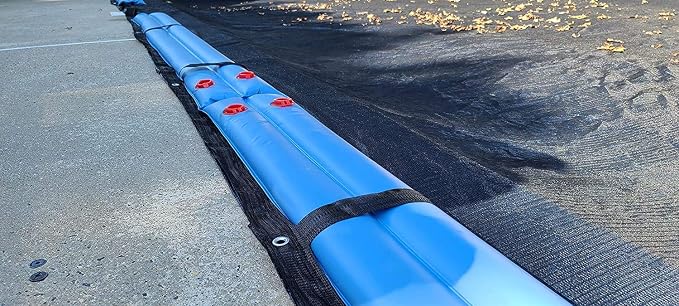 Winter Block Leaf Net for Inground Pools, Fits 16’ x 32’ Rectangle – Durable, Woven Polyethylene Material with Reinforced Edge – Lightweight and Easy to Store – LN1632RE, 16' X 32'