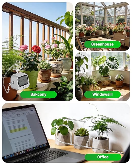 [All-New 2027] Automatic Plant Waterer for Indoor, Unistyle Plant Watering Devices for Potted Plants, Drip Irrigation System with Programmable