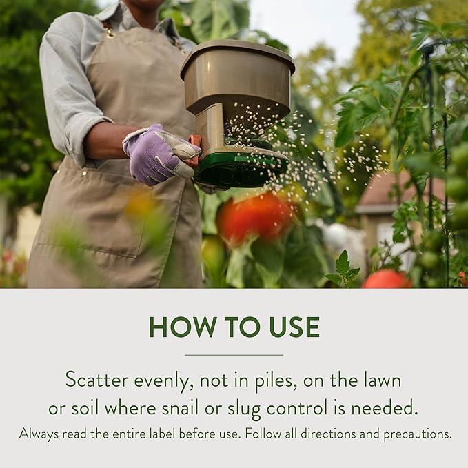 Garden Safe Brand Slug & Snail Bait Granules, 2 Pounds, Slugs & Snails Begin to Die Within 3 to 6 Days, Can Be Used Around Pets & Wildlife, For Lawns, Gardens & Greenhouses, 6 Pack