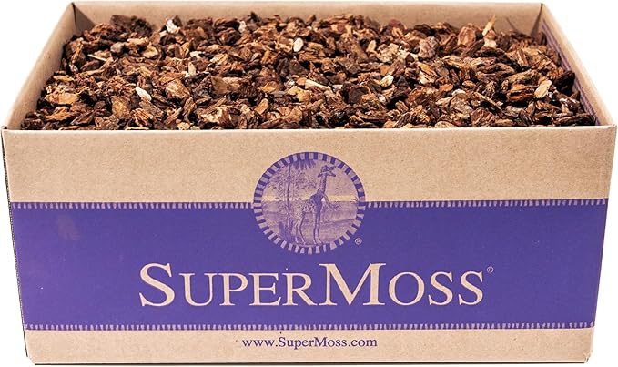 SuperMoss (23112) Orchid Potting Bark, 100% Natural White Fir Bark, 3/4", 2 Cu. Ft.