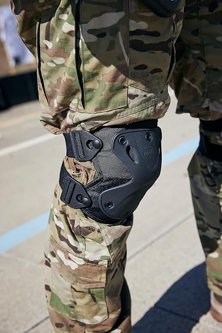 HATCH XTAK Tactical Military Knee Pads, Black, One Size Fits Most