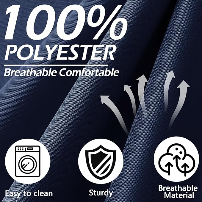 14Pcs Patio Cushion Covers Replacement Splashproof UV-Resistant Inelastic Covers with Zippers, Max Compatible 24.8x24.8x3.54inch Patio Cushion, for 7 Pcs Outdoor Patio Furniture Sets