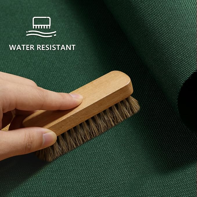Waterproof Canvas Fabric by The Yard 58inch 600D Upholstery Material Polyester Fabric Outdoor Water Resistant Fabric for Sewing Chair Patio Cushion Purse Bag Interior, Pre Cut 1 Yard Green