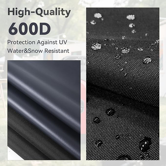 Outdoor Generator Cover While Running Universal Portable Generator Tent for Most Generators Up to 4000W, 21.7 x 13.8x17.4 inches,Can Be Rolled Up and Opened All Around, Black