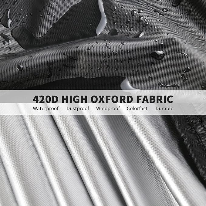 Outdoor Prep Table Cover 30 Inch, Waterproof Fadeproof UV Resistant Patio Stainless Steel Metal BBQ Table Cover All Season Protection for Outdoor Table - 30 X 18 X 34 Inch