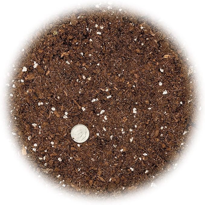 GARDENERA Premium Bamboo Potting Soil Mix - (3 Quart Bag)
