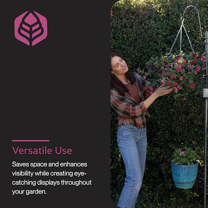 Yard Butler Yard Tree Gravity Hook, IYT-HOOK8 Garden Accessory for Outdoor Hanging - Steel Construction - Easy Installation - Functional & Decorative
