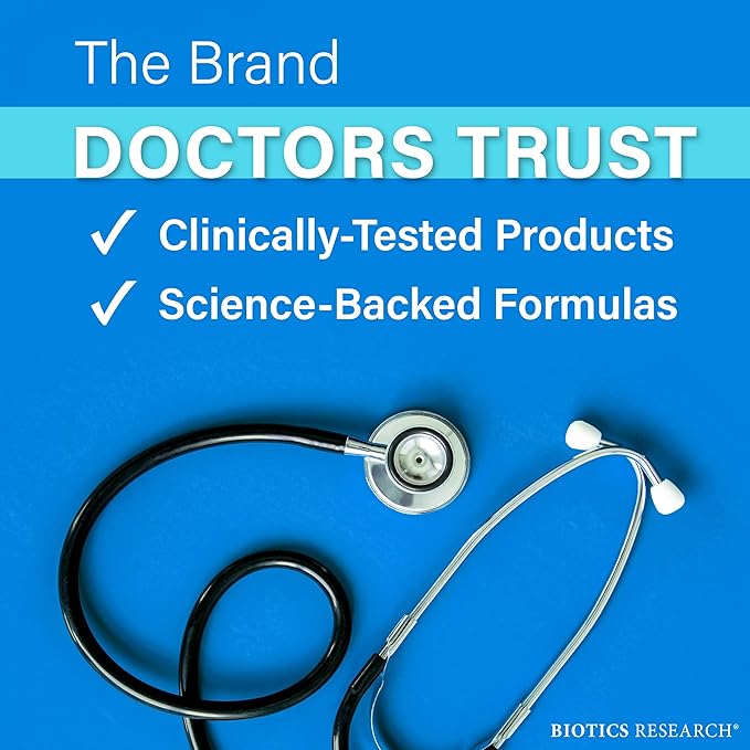 BIOTICS RESEARCH De-Stress Patented Nutrient Designed to Support Calmness, Healthy Sleep Habits, All-Natural Supports Mental Wellness & Calm. 30 Capsules