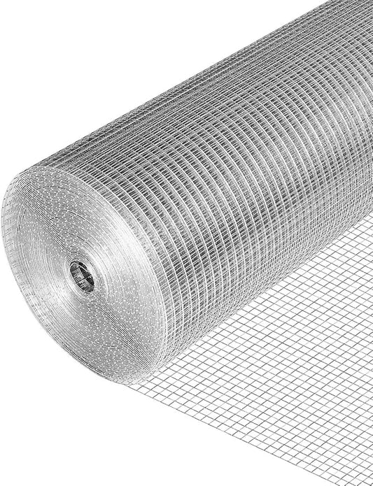 72x50 Hardware Cloth 1/2 Inch 19Ga,Chicken Coop, Hardware Mesh, Welded Fence Rolls, Galvanized Wire Mesh, Chicken Wire, Rabbit Fencing Roll
