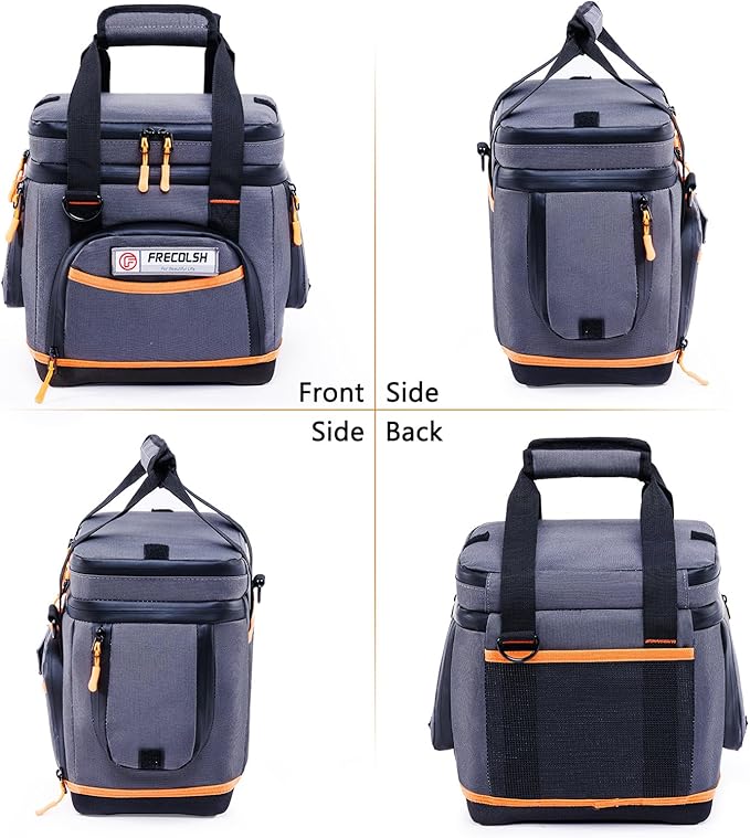 Double-Layer Travel Carrying Case for Jackery Explorer 300/240/160 – Portable Power Station Storage Bag with Molded Bottom, Side Ventilation, Front Pockets for Jackery Accessories & Solar Generator