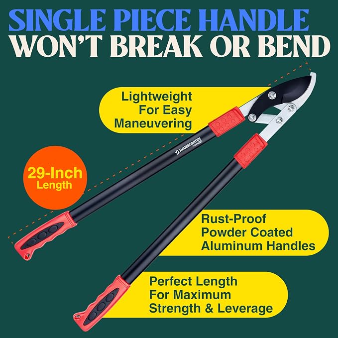 Haus & Garten EnduroPRO Bypass Pruning Shears and PowerPRO Bypass Loppers Bundle