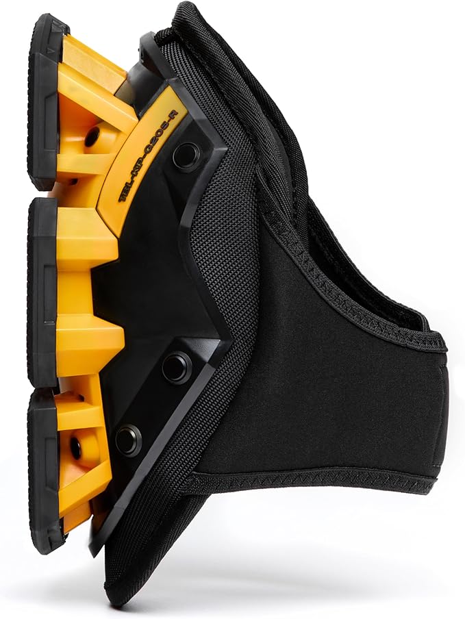 ToughBuilt - GelFit Stabilizer Knee Pads, Heavy-Duty Gel Cushioning with Ergonomic Support, Durable Hard Shell, and Stable Non-Slip Design for Construction & Flooring (TBL-KP-G205-R)