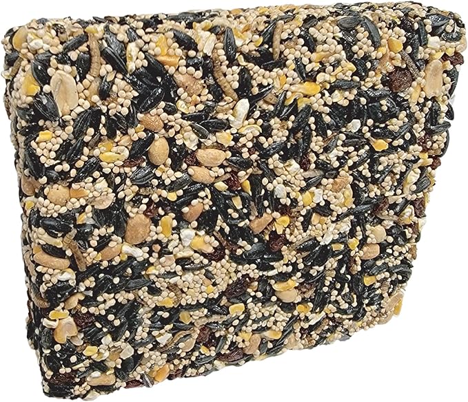 Wildlife Sciences Songbird Treats Seed Bars | 12 Pack of 8 oz Bird Seed Cakes for Wild Birds (Songbird F)