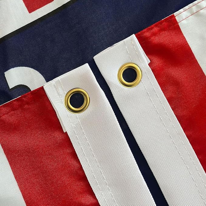 Jayus Double Sided 250th Anniversary American USA Flags 4x6 Outdoor- Vivid Colors 3Ply 1776-2026 250 Years Birthday Patriotic Flags Banners- Heavy Duty 100% Polyester with 2 Brass Grommets