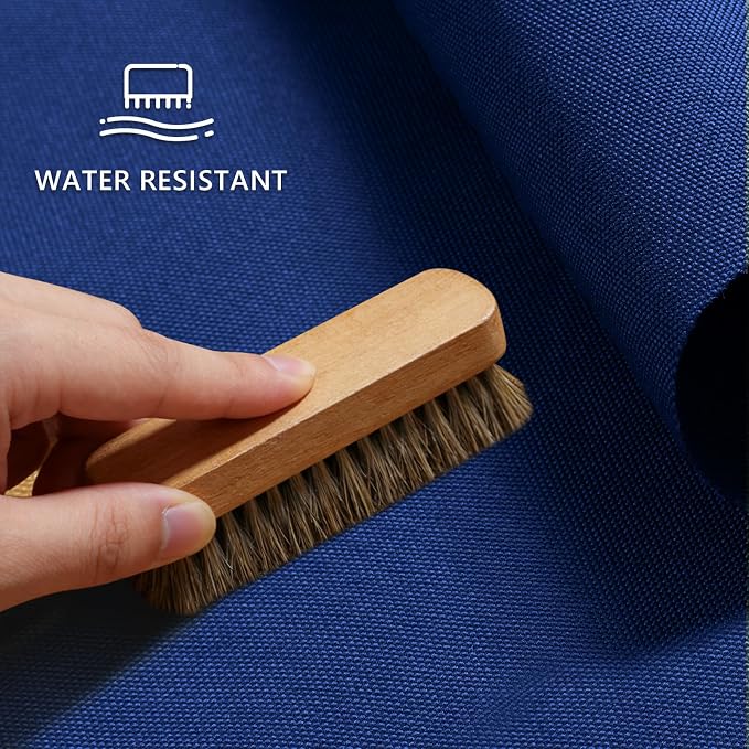 Waterproof Canvas Fabric by The Yard 58inch 600D Upholstery Material Polyester Fabric Outdoor Water Resistant Fabric for Sewing Chair Patio Cushion Purse Bag Interior, 6 Yard Royal Blue