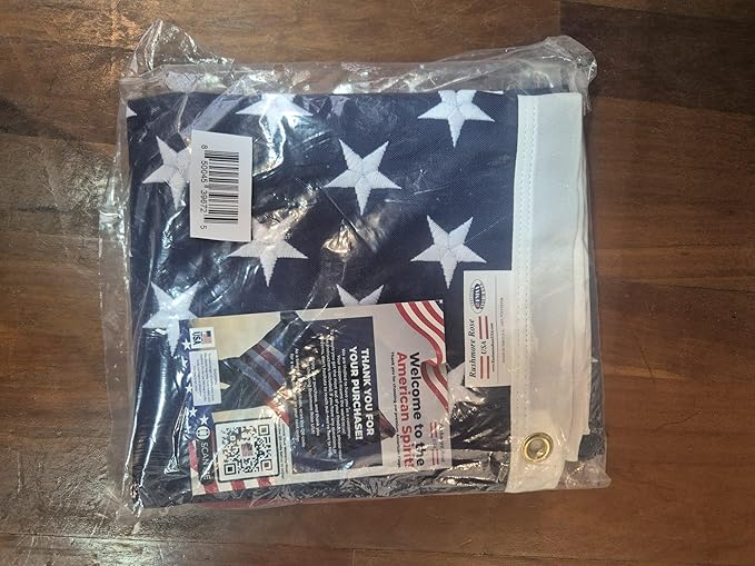 American Flag 4x6 for Outdoor Use | Made in USA-not imported Heavy-Duty Flag with Embroidered Stars and Sewn Stripes | U.S. Flag for Outside