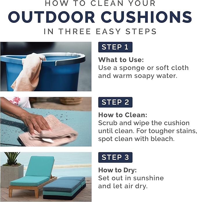 Arden Outdoor Wicker Settee Cushion, 41.5 x 18, Rain-Proof, Fade Resistant Tan Leala