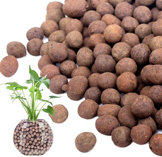 10LB Leca Clay Pebbles for Plants, Expanded Leca Balls for Indoor Plants, Orchid Potting Mix, Soil Amendment, Drainage, Easy Reusability, 4-16mm