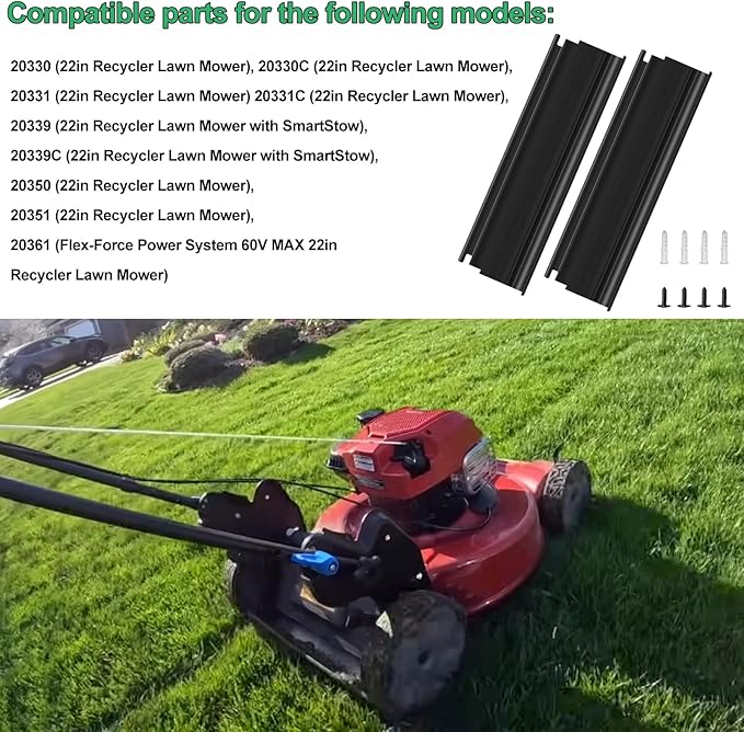 115-8420 144-6431 Trailing Shield for Toro 22" Recycler Lawn Mowers / 22” Walk Behind Lawn Mower, Compatible with 20330, 20330C, 20339C, 20331, 20350, 20331C, 20339, 20351, 20378, 20954, 20370 (2PCS)
