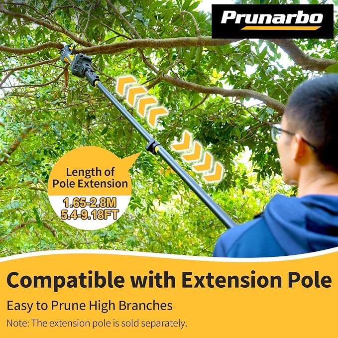 Electric Pruning Shears Cordless 40mm 1.6'' Cutting Diameter 2×2Ah Batteries, Compatible with Makita 18V Battery Powered Pruner Electric Secateurs Branch Cutter Professional for Tree Trimming