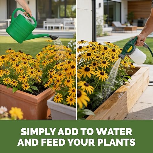 Flower Fertilizer – Liquid Plant Food for More Blooms, Bigger Flowers & Vibrant Color, 1 Gallon