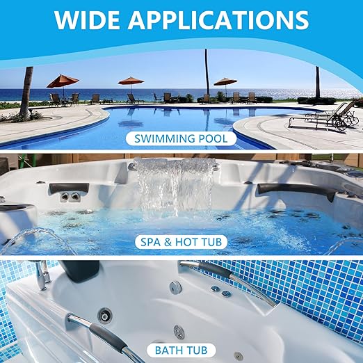 Phosphate Test Kit for Pool Hot-Tub: 50 Counts Water Phosphate Test Strips for Swimming Pool - Pool Phosphate Test Kit