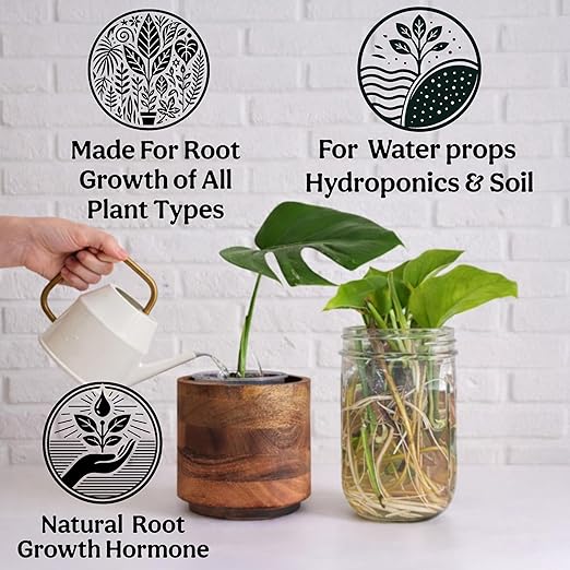 Organic Liquid Kelp & Seaweed Extract Prop Drop (Ecklonia Maxima) – Root + Plant Growth Hormone & Root Plant Food for Water Propagation, Hydroponics & Soil – 12oz 85 Gallons
