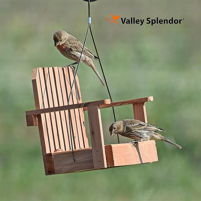 Cedar Swing Bird Feeder - Made in USA