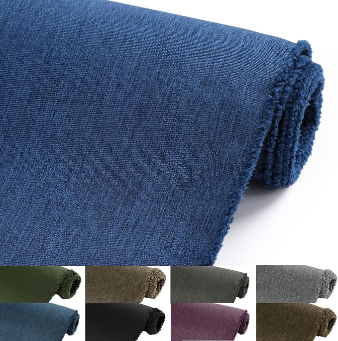 Waterproof Canvas Fabric by The Yard, 58inch 600D Upholstery Fabric Polyester Material Outdoor Water Resistant Material for Sewing Chair Patio Cushion Bag Sofa Seat Repair, 5 Yard Light Blue
