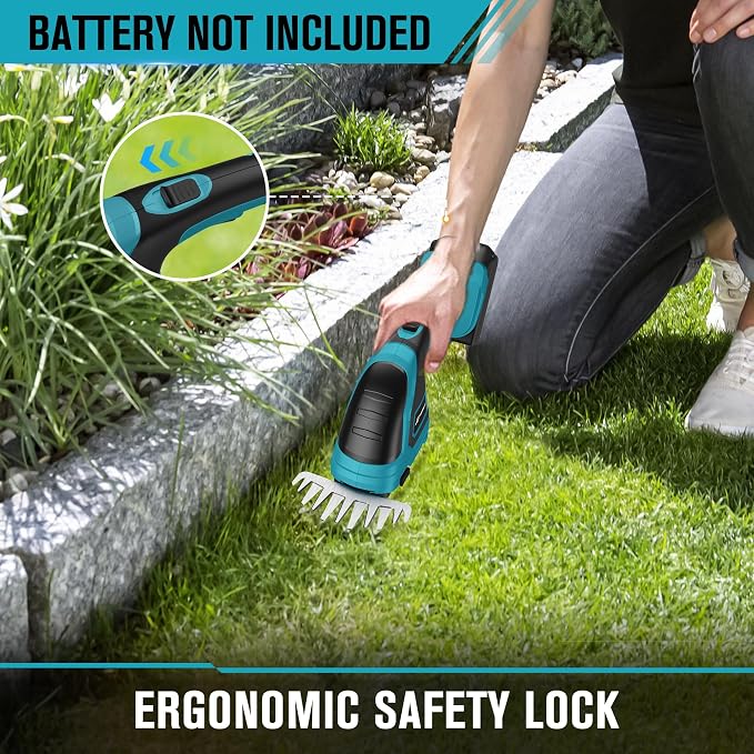 HEINPRO Cordless Hedge Trimmer Compatible with Makita 18V Battery (Battery not Included), Electric Hedge Trimmer Cordless, Bush Trimmers Grass Shears Handheld, Shrub Trimmers for Yard, Garden