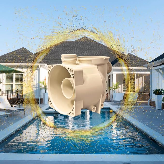 Swimables Pool Pump Housing Compatible with Superflo Pentair Pool Pump 350089 | Compatible with Pentair Superflo Pool Pump | Reinforced Pump Pot Housing for Superflo Pool Pump
